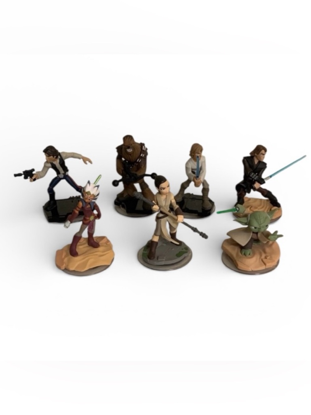 Disney Infinity 3.0 Star Wars Video Game Figures Yoda Chewbacca Han Solo